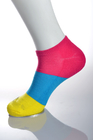 Breathbaleのスリップ防止/反汚れた文書が付いている多彩なElastaneのスポーツの足首のソックス